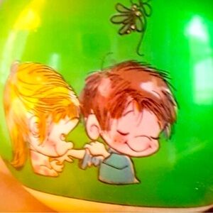 Hallmark "Merry Christmas" Marty Links Keepsake Ornament 1975 Vintage Kitsch‼️